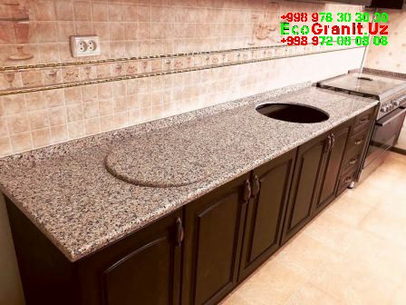 granite bar table kitchentop countertop bathroom кухня ванна бар стойка столешница Ташкент Узбекистан