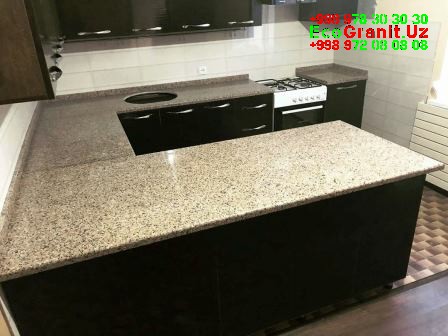 granite bar table kitchentop countertop bathroom кухня ванна бар стойка столешница Ташкент Узбекистан