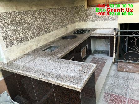 granite bar table kitchentop countertop bathroom кухня ванна бар стойка столешница Ташкент Узбекистан